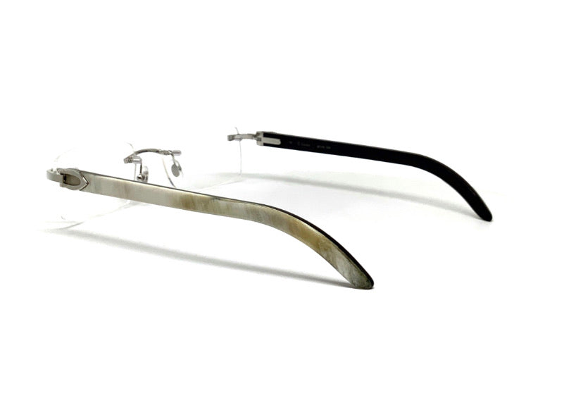 CARTIER CT0046O WHITE BUFFS